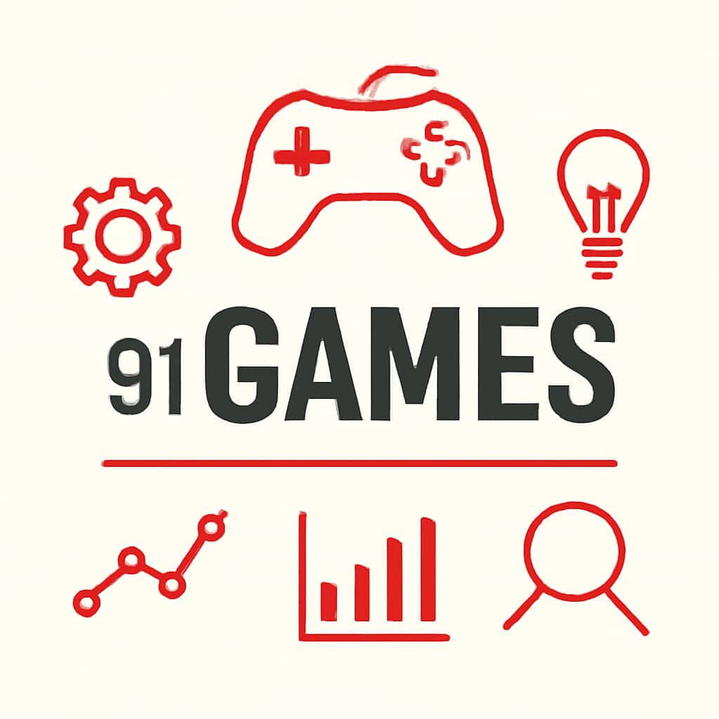 Illustration explaining 91 Games Help.