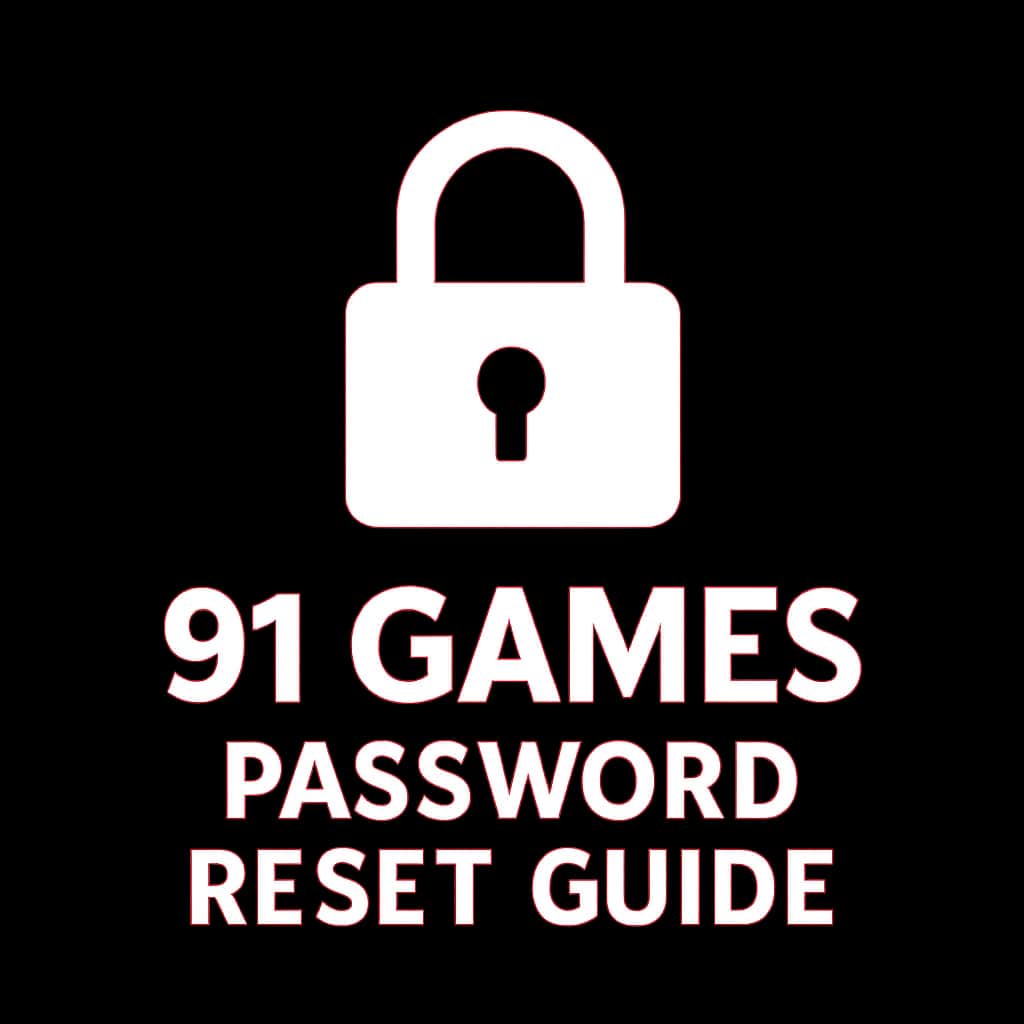 An icon representing the 91 Games Password Reset Guide, highlighting account recovery.