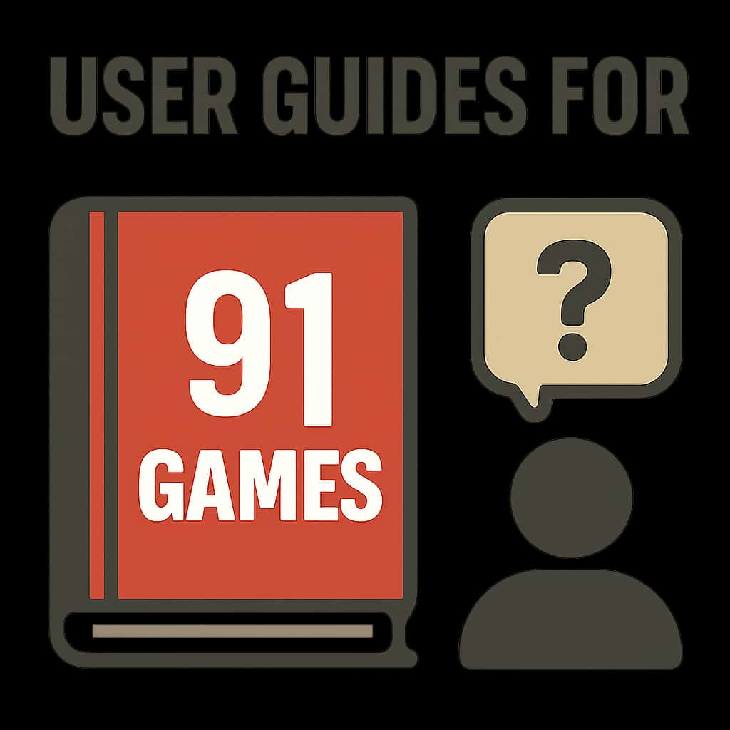 Diagram explaining User Guides for 91 Games.