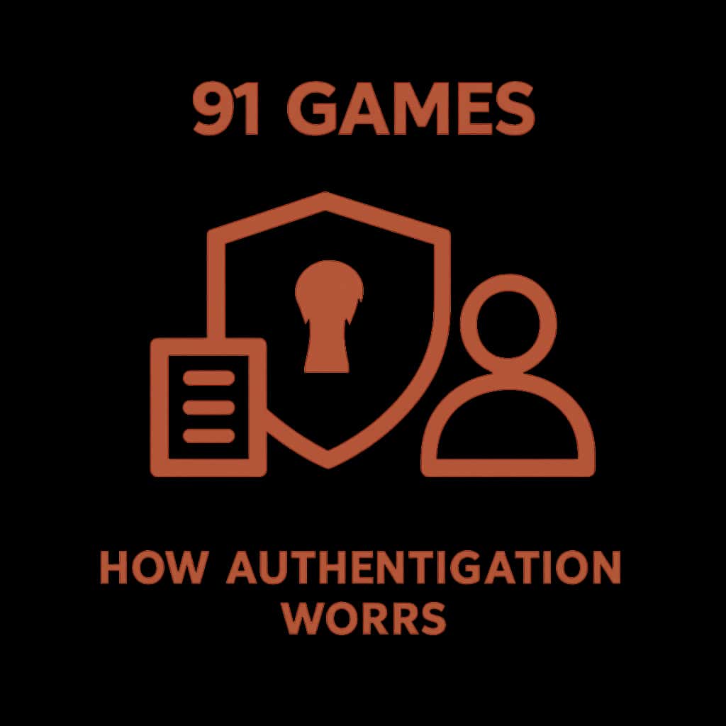 A badge illustrating 91 Games Authentication guidance.