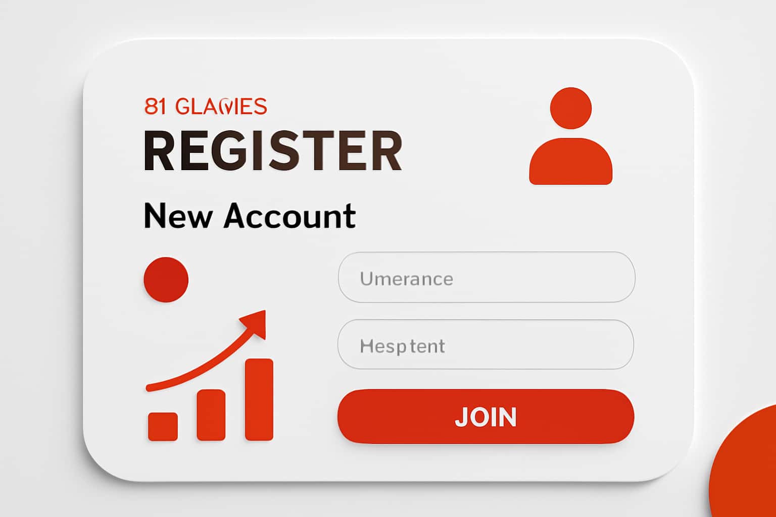 91 Games Register - New Account Interface