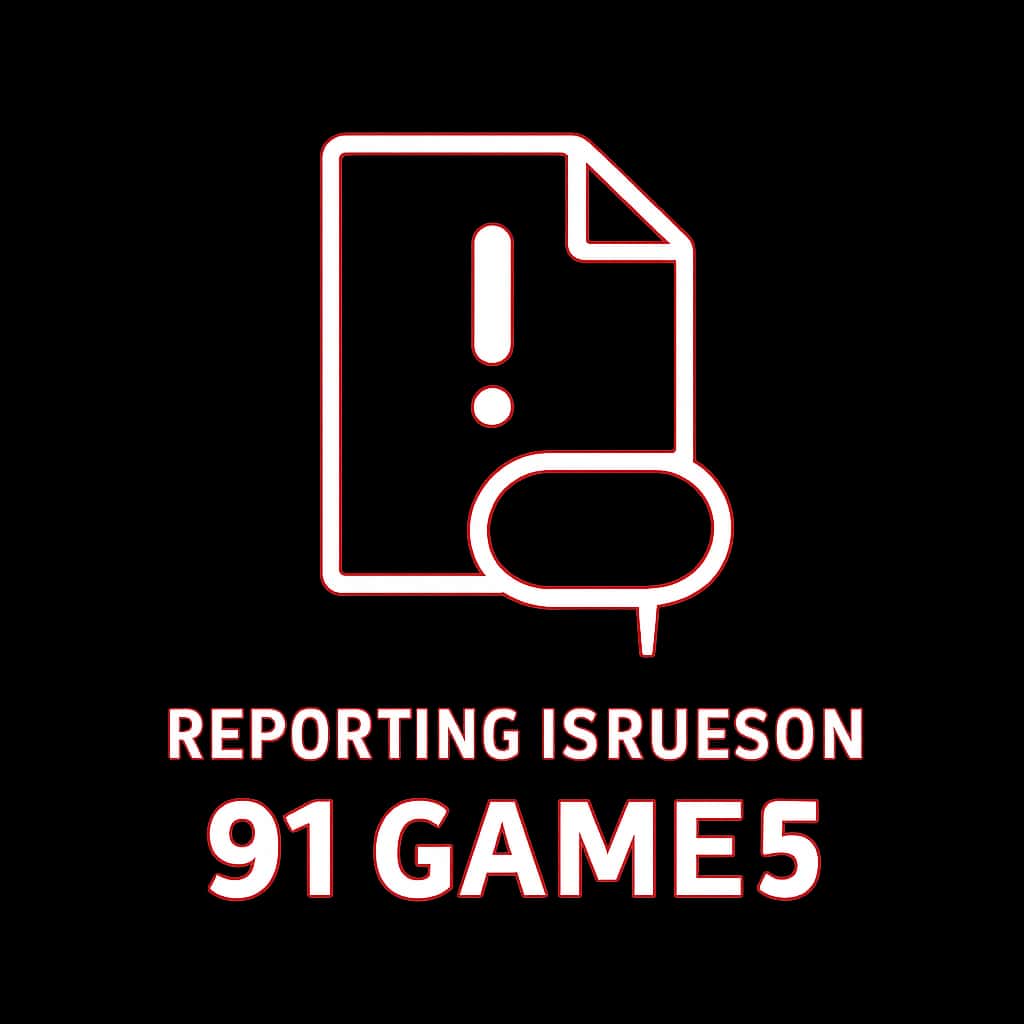 Icon representing Reporting Issues on 91 Games.